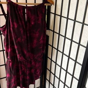 Aqua Green Tie-Dye Swim suit in Black and Pink. New with tags